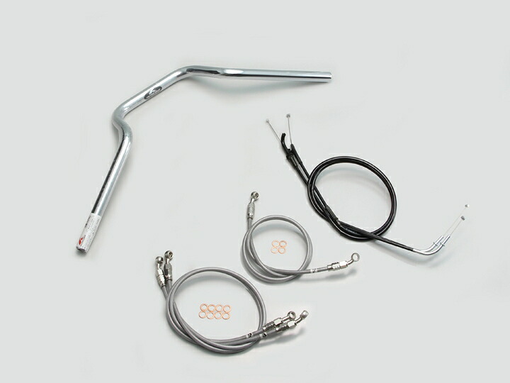 HURRICANE（ハリケーン） ZRX1200DAEG クォーター3型 ハンドルSET クロームメッキ H701-903C
