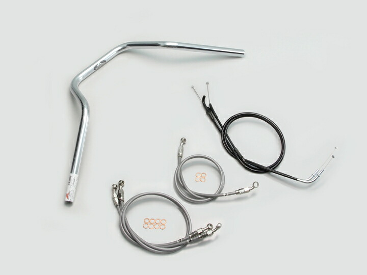 HURRICANE（ハリケーン） ZRX1200DAEG POLICE 4型 ハンドルSET クロームメッキ H701-068C
