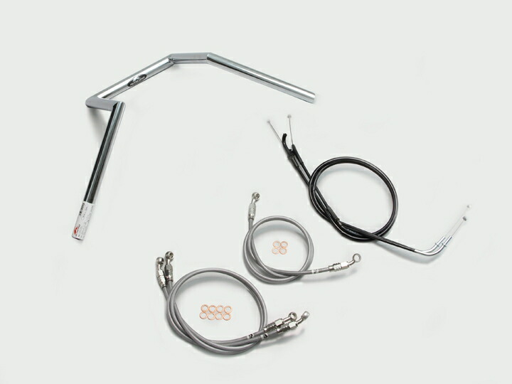 HURRICANE（ハリケーン） ZRX1200DAEG 200ロボット1型 ハンドルSET クロームメッキ H701-108C