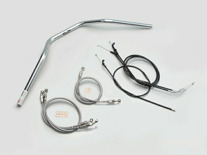 HURRICANE（ハリケーン） ZRX1200R ZRX1100/2 Z2-TYPE ハンドルSET クロームメッキ H702-078C｜PartsOnline 店