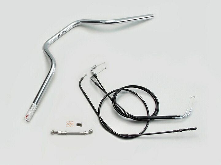 HURRICANE（ハリケーン） W800 ヨーロピアン4型 ハンドルSET クロームメッキ H717-073C