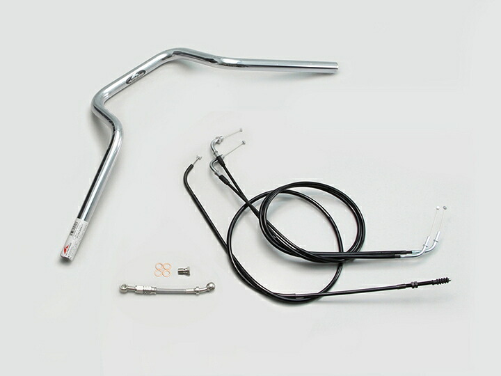 HURRICANE（ハリケーン） W800 クォーター4型 ハンドルSET クロームメッキ H717-904C
