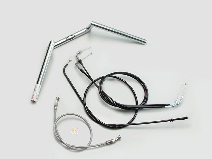 HURRICANE(ハリケーン) W800 100ロボット1型 ハンドルSET クロームメッキ H705-107C|PartsOnline 店