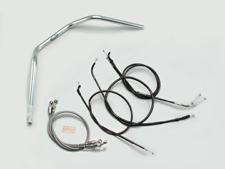 HURRICANE（ハリケーン） ゼファー750/RS 150アップ2型 ハンドルSET クロームメッキ H704-012C