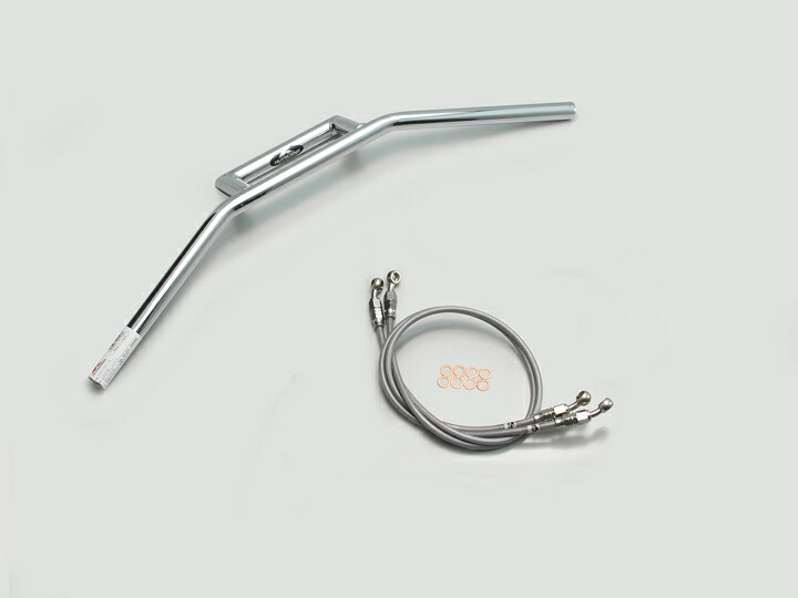HURRICANE（ハリケーン） ゼファー400/χ 100Z型 ハンドルSET クロームメッキ H707-106C｜PartsOnline 店