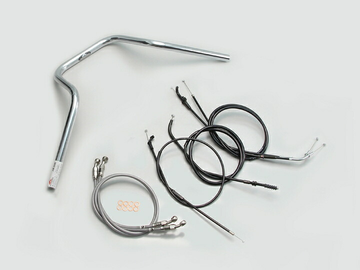HURRICANE（ハリケーン） ZRX400/2 POLICE 5型 ハンドルSET クロームメッキ H708-069C