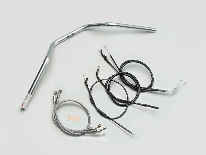 HURRICANE（ハリケーン） ZRX400/2 Z2-TYPE ハンドルSET クロームメッキ H708-078C｜PartsOnline 店