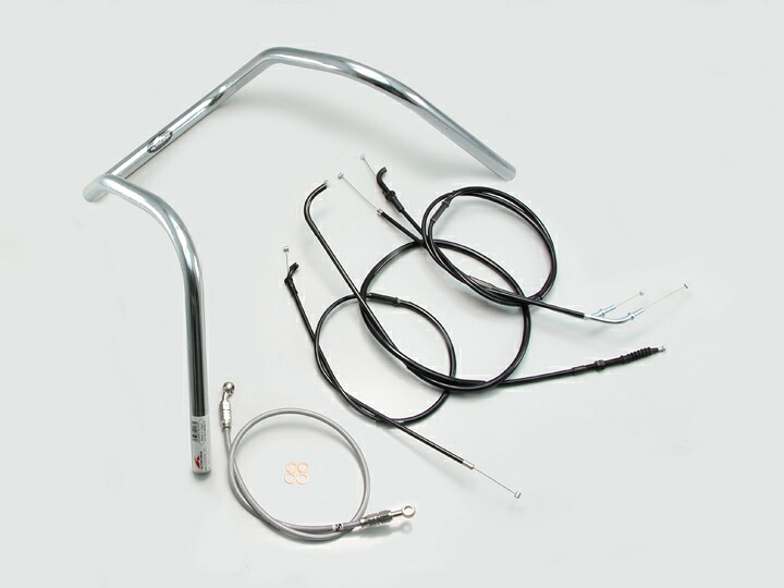 HURRICANE(ハリケーン) バリオス2 360シックスベンド ハンドルSET クロームメッキ H709-088C|PartsOnline 店