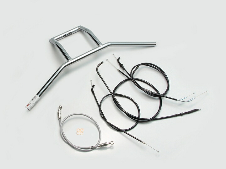 HURRICANE（ハリケーン） バリオス2 240Z型 ハンドルSET クロームメッキ H709-103C｜PartsOnline 店