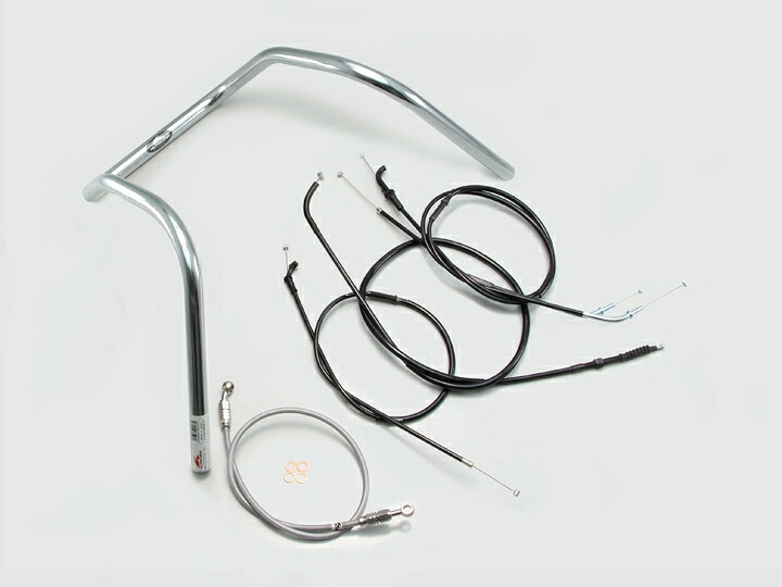 HURRICANE(ハリケーン) バリオス 360シックスベンド ハンドルSET クロームメッキ H710-088C|PartsOnline 店