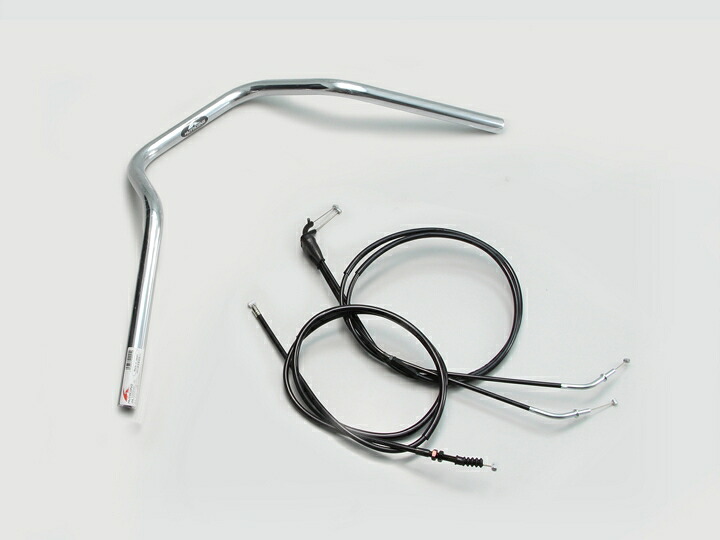 HURRICANE（ハリケーン） 250TR ナロー4型 ハンドルSET クロームメッキ H712-048C｜PartsOnline 店