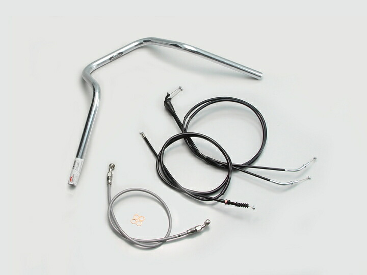HURRICANE（ハリケーン） 250TR ナロー5型 ハンドルSET クロームメッキ H712-049C