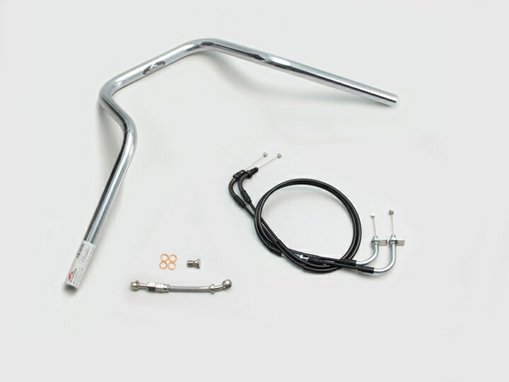 HURRICANE（ハリケーン） ダックス125 POLICE 5型 ハンドルSET クロームメッキ H044-069C