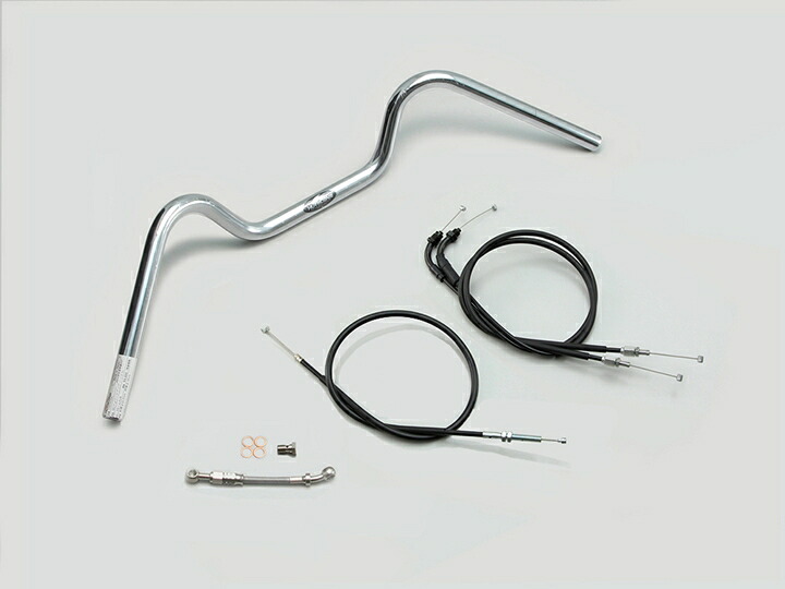 HURRICANE(ハリケーン) CB125R 90フォワードアップ ハンドルSET クロームメッキ H033-039C|PartsOnline 店
