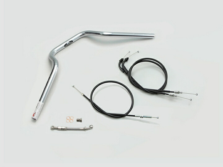 HURRICANE（ハリケーン） CB125R クォーター3型 ハンドルSET クロームメッキ H033-903C