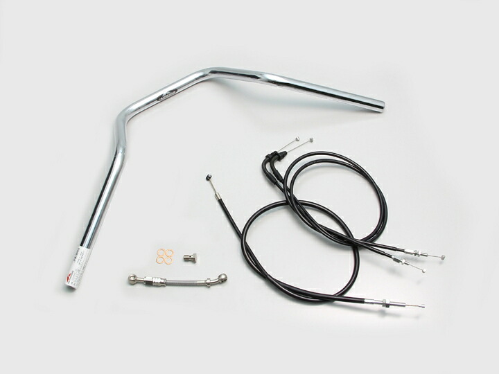 HURRICANE（ハリケーン） GROM POLICE 4型 ハンドルSET クロームメッキ H043-068C