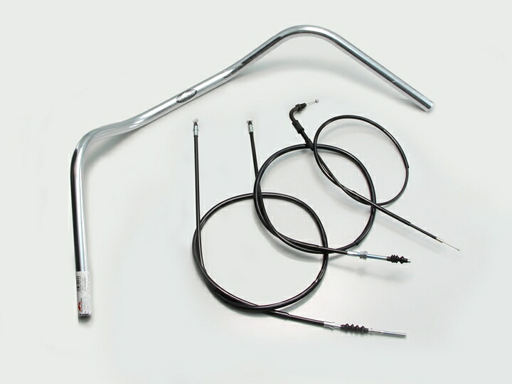 HURRICANE（ハリケーン） エイプ100 エイプ50 160クラシック ハンドルSET クロームメッキ H020-080C｜PartsOnline 店