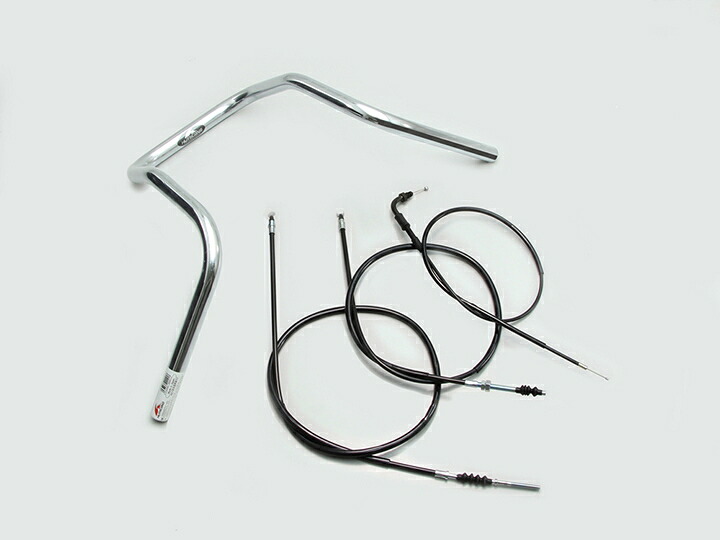 HURRICANE(ハリケーン) エイプ100 エイプ50 330ミニシックスベント ハンドルSET クロームメッキ H020-027C|PartsOnline 店