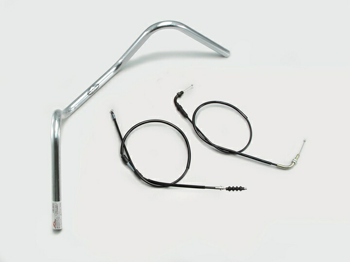 HURRICANE（ハリケーン） モンキー 200アップ1型 ハンドルSET クロームメッキ H021-010C｜PartsOnline 店