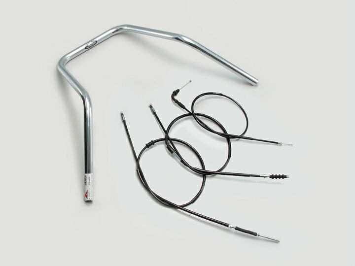 HURRICANE（ハリケーン） モンキー スーパーナロー ハンドルSET クロームメッキ H022-050C｜PartsOnline 店 8,621円