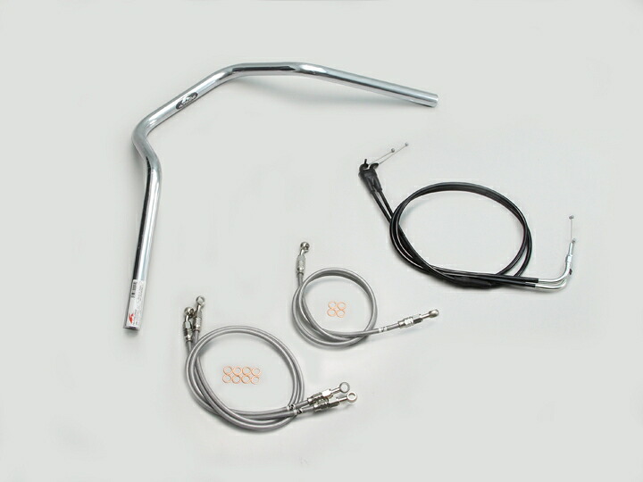 HURRICANE（ハリケーン） XJR1300 ナロー4型 ハンドルSET クロームメッキ H301-048C