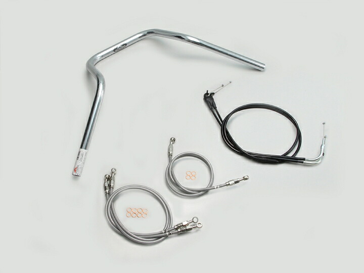 HURRICANE（ハリケーン） XJR1300 ナロー5型 ハンドルSET クロームメッキ H301-049C｜PartsOnline 店