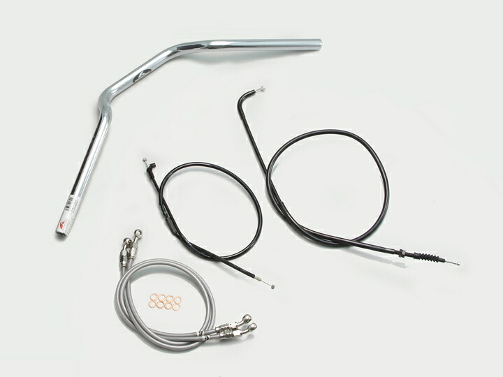 HURRICANE（ハリケーン） XJR400R クォーター2型 ハンドルSET クロームメッキ H303-902C｜PartsOnline 店 19,124円
