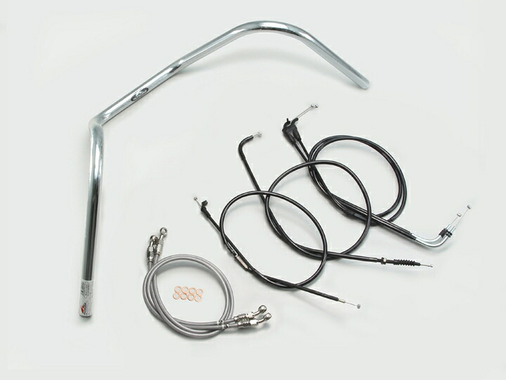 HURRICANE（ハリケーン） XJR400R 300エイプハンガー1型 ハンドルSET クロームメッキ H303-082C
