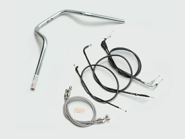 HURRICANE(ハリケーン) XJR400R POLICE 5型 ハンドルSET クロームメッキ H308-069C|PartsOnline 店