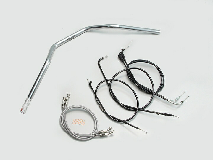 HURRICANE(ハリケーン) XJR400R Z2-TYPE ハンドルSET クロームメッキ H308-078C|PartsOnline 店