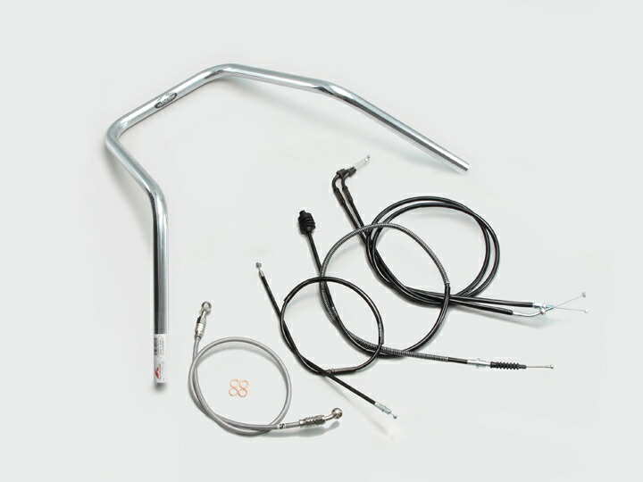 HURRICANE（ハリケーン） SR400 ウルトラナロー ハンドルSET クロームメッキ H304-086C