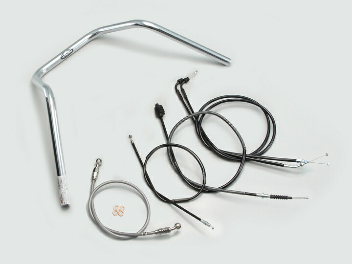 HURRICANE（ハリケーン） SR400 200アップ3型プルバック ハンドルSET クロームメッキ H304-013C