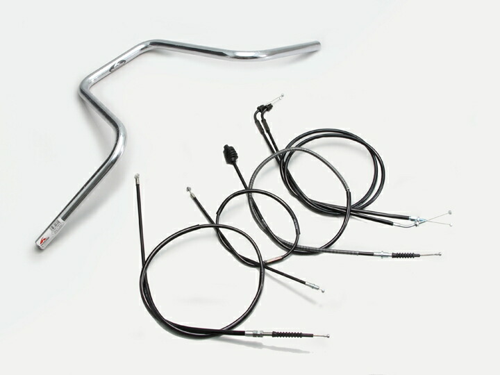 HURRICANE（ハリケーン） SR500 SR400 ストリートハンガー ハンドルSET クロームメッキ H305-015C｜PartsOnline 店