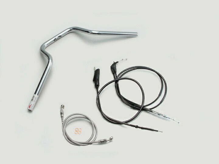 HURRICANE(ハリケーン) TW225E TW200E クォーター4型 ハンドルSET クロームメッキ H306-904C|PartsOnline 店