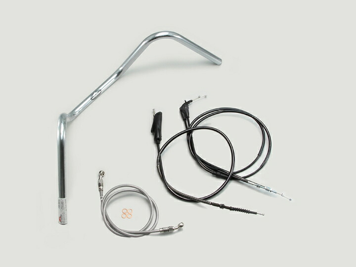 HURRICANE（ハリケーン） TW225E TW200E 200アップ1型 ハンドルSET クロームメッキ H306-010C