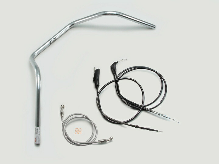 HURRICANE（ハリケーン） TW225E TW200E 250ドレッサー ハンドルSET クロームメッキ H306-081C