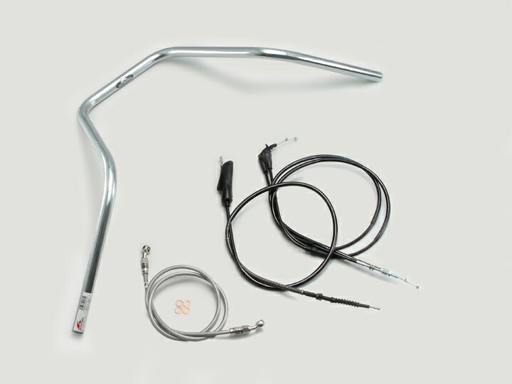 HURRICANE（ハリケーン） TW225E TW200E 300エイプハンガー2型 ハンドルSET クロームメッキ H306-083C 16,224円