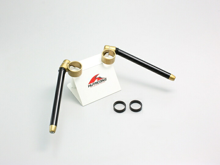HURRICANE（ハリケーン） CBR400R CBR250R VT250スパーダ セパレートハンドル TYPE3 ゴールド HS3707G-01｜PartsOnline 店