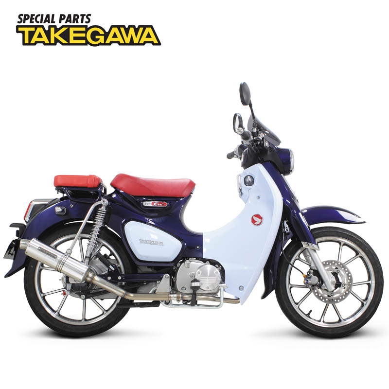 楽天市場 スペシャルパーツ武川 Honda スーパーカブc125 P Shooter マフラー 04 02 0324 Partsonline 楽天市場店