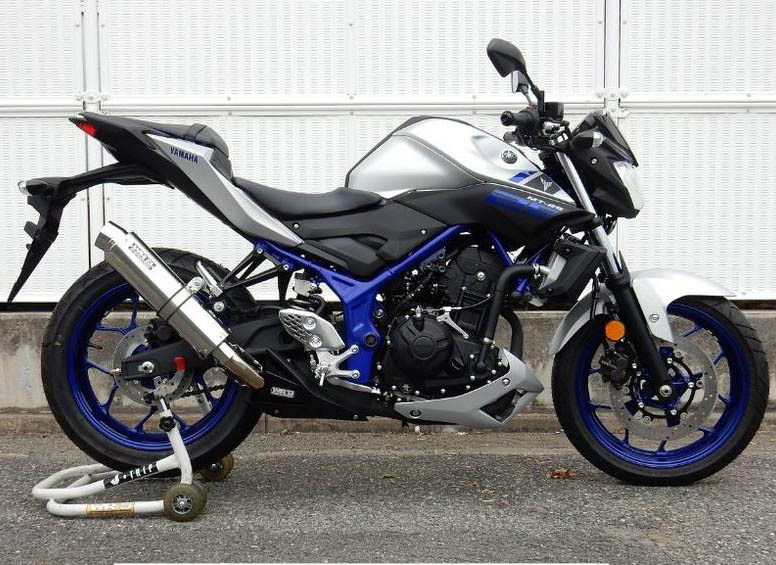 MT-25/MT-03/YZF-R25/YZF-R3】prunus スリップオンマフラー