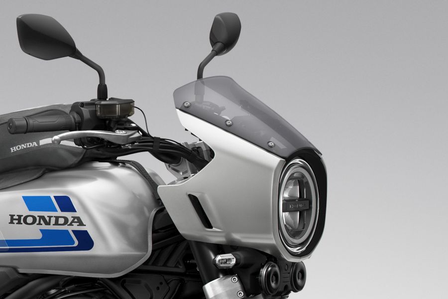 HONDA CB1000F 純正ヘッドライトカウル 新品 黒/赤 ヘッドライトカウル (CB1000F)(ブラック/レッド): 純正アクセサリー