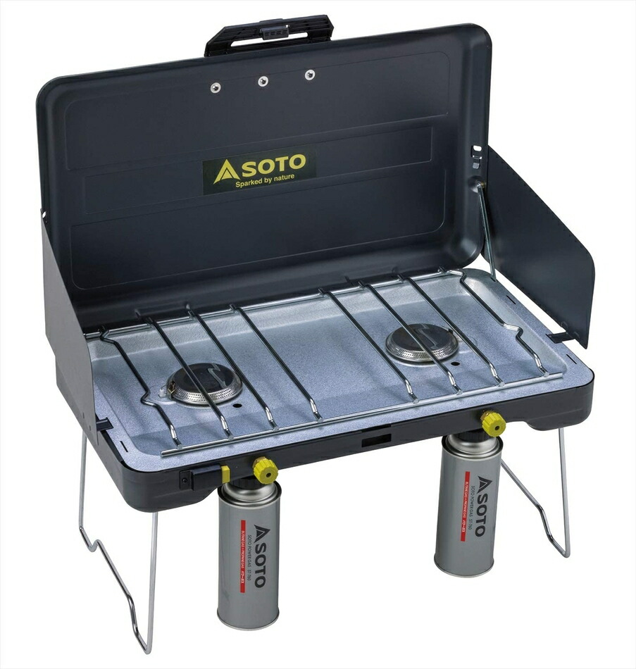 SOTO ハイパワー2バーナーグリル　ST-525CSS 楽天市場】【送料無料】SOTO ハイパワー2バーナーグリル(ST-525