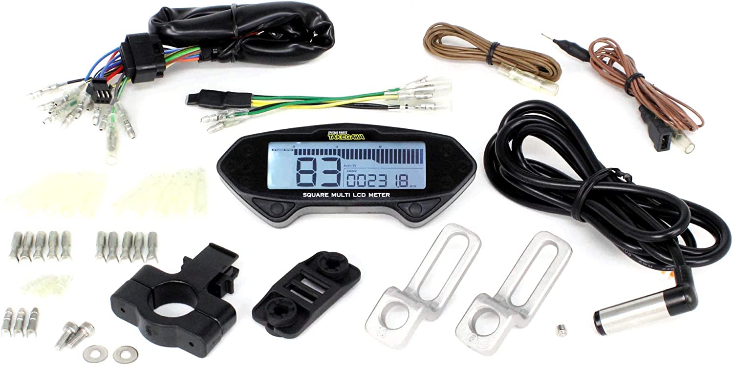 武川　FUEL METER(LEDバックライト付) 新品、未使用 バイク 燃料計 後付け 52mm 汎用 車オートバイ 燃料レベル