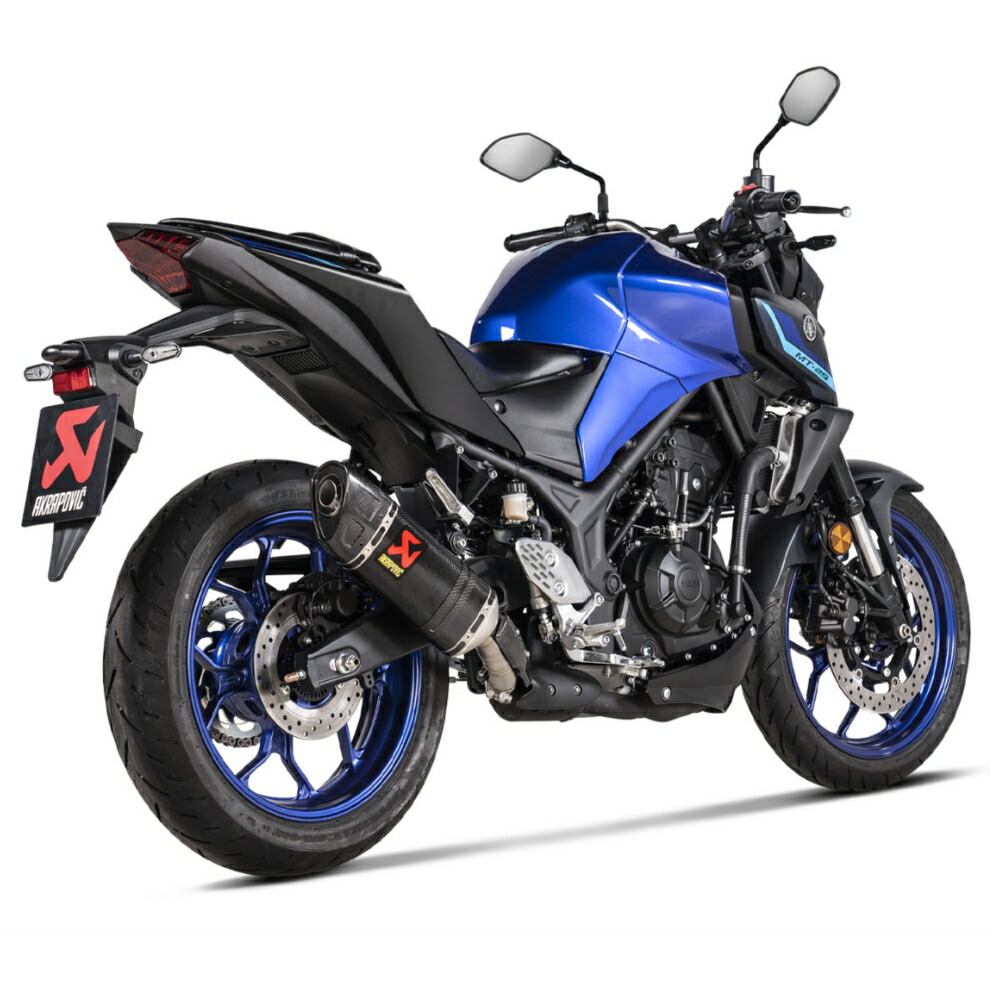 AKRAPOVIC YZF-R25('22-) MT-25('22-) スリップオンライン JMCA