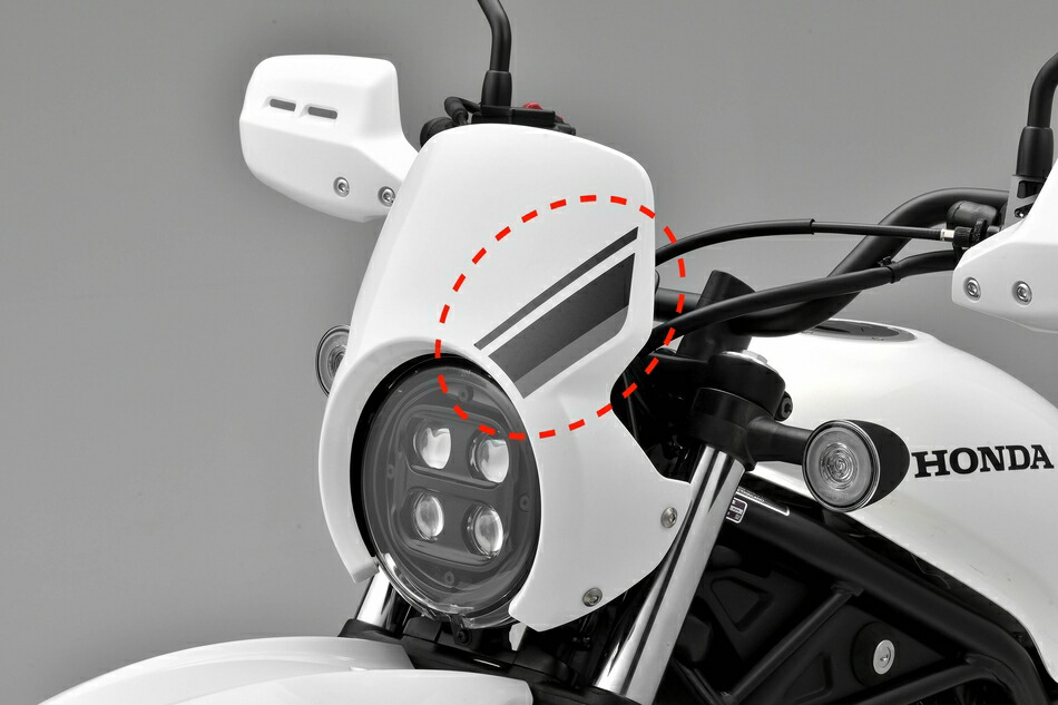 HONDA CL250 CL500 ヘッドライトバイザー　カスタム　ビキニカウル 楽天市場】HONDA純正 08R71-K3S-JA0 ヘッドライトバイザー HONDA