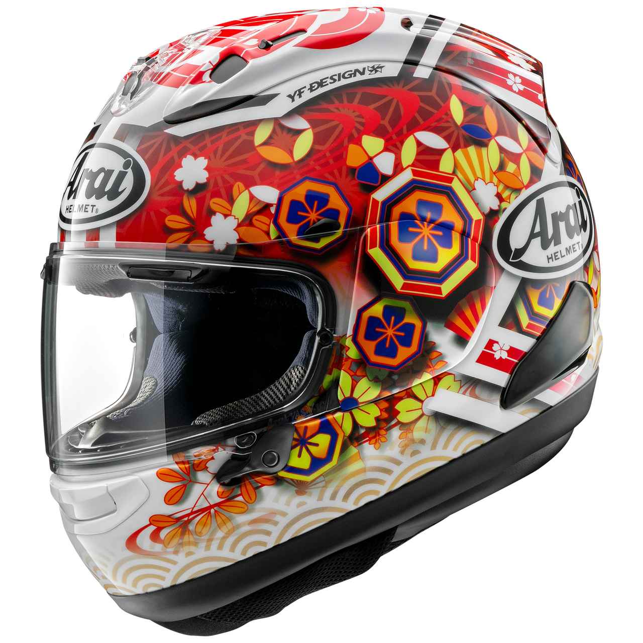 美品 Arai RX-7X NAKAGAMI GP2 Mサイズ ARAI RX-7X NAKAGAMI GP2 REPLICA MODEL FULL FACE HELMET M