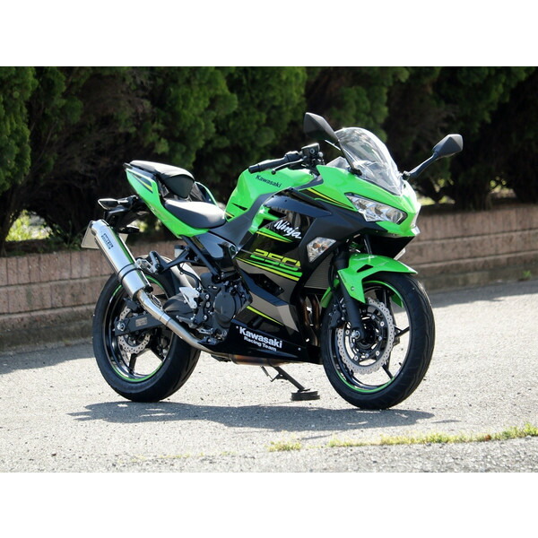 WR'S Kawasaki Ninja250('18-) ステンレス/ステンレス ラウンドタイプスリップオンサイレンサー BF4270JM