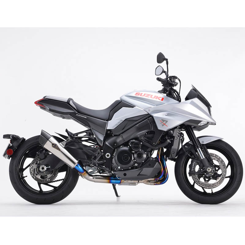 SUZUKI KATANA/GSX-S1000/F アールズギア リアルスペックマフラー（チタンポリッシュ）RS16-01RT