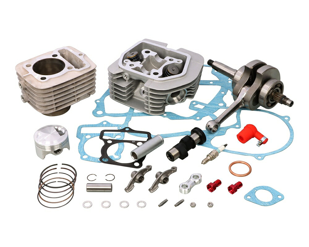 KITACO エイプ100 XR100モタード等 125cc SE2-PRO ボアアップKIT チタンバルブ/鍛造ピストン仕様 212-1418815
