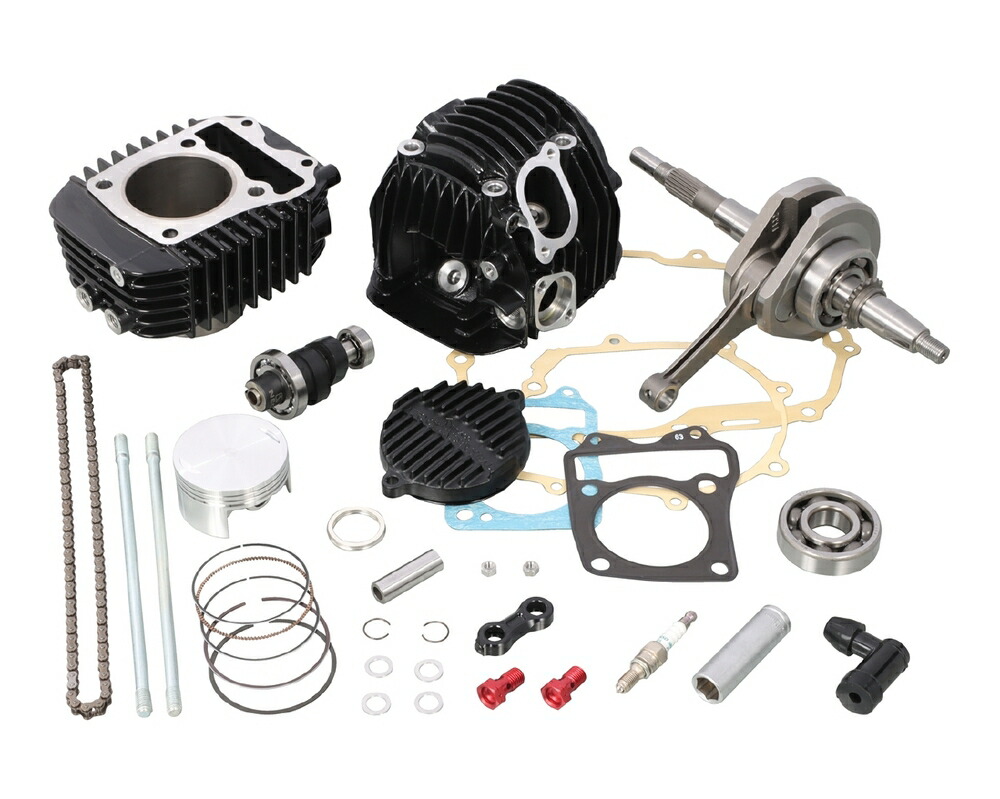 KITACO GROM モンキー125 181cc NEO ボアアップKIT ブラック 212-1432850
